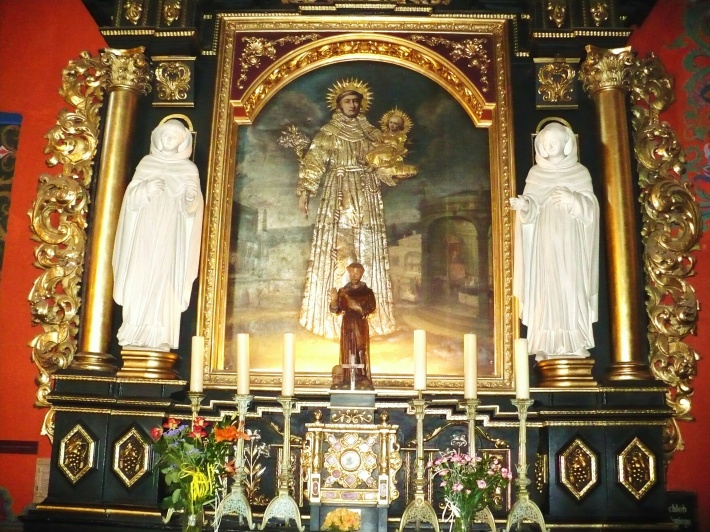 Barokowy ołtarz św. Antoniego,XVIIwiek