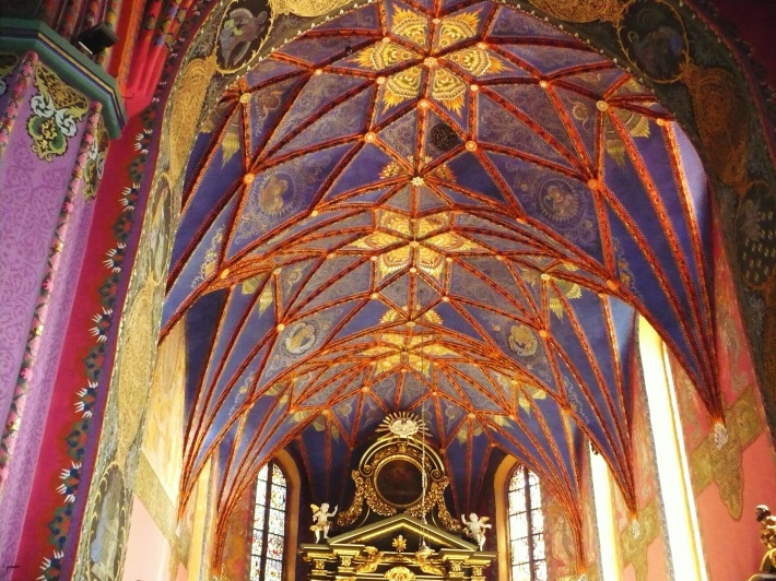 Gotyckie sklepienie sieciowe XV wiek