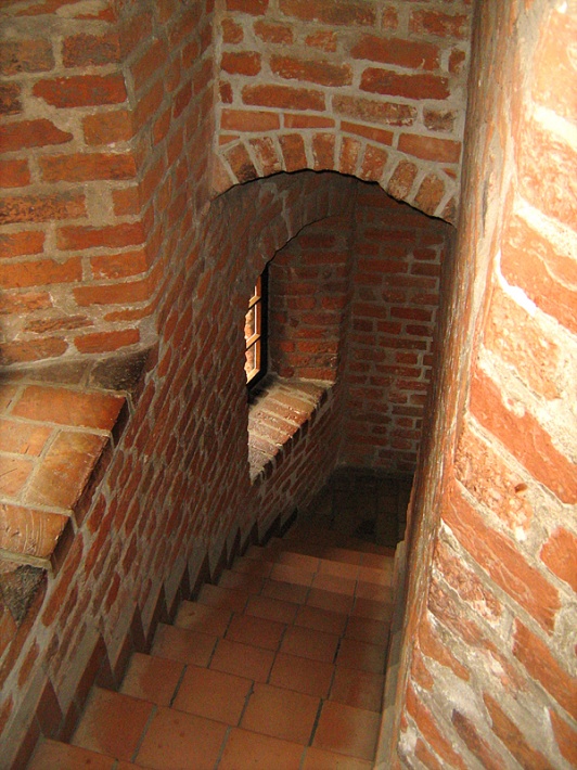 zamek krzyżacki - schody