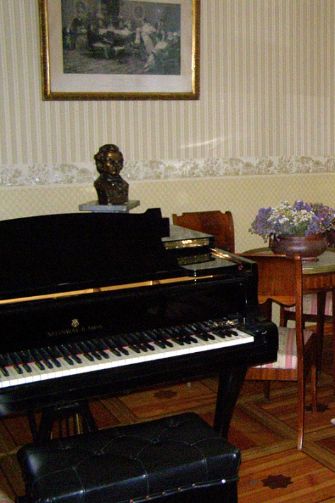 pałac myśliwski - salonik muzyczny