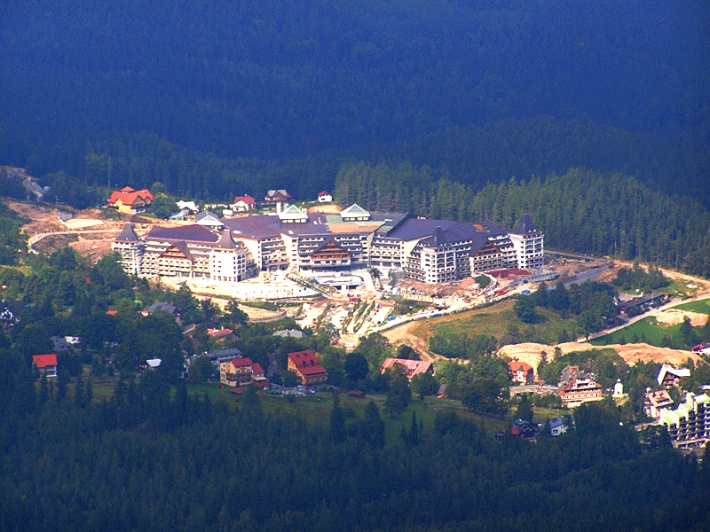 Karpacz - hotel Gołębiewski (jeszcze w budowie)
