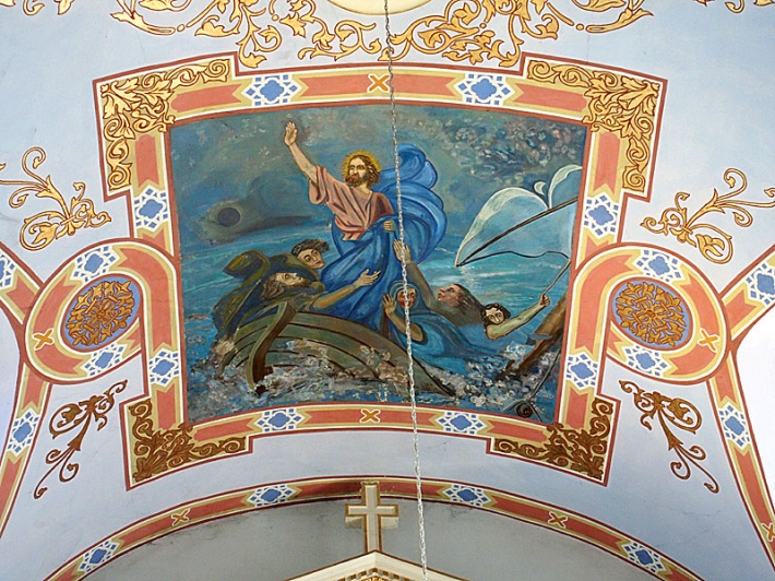 kościół Nawiedzenia NMP w Sejnach - sklepienie kaplicy Matki Bożej Sejneńskiej