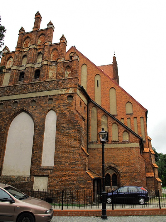 Sanktuarium św. Jakuba w Lęborku - widok od wschodu