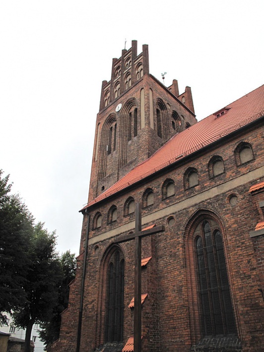 Sanktuarium św. Jakuba w Lęborku - widok od południa