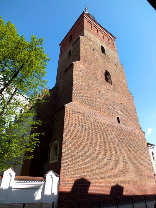 Piotrków Trybunalski - fara św. Jakuba, wieża kościelna
