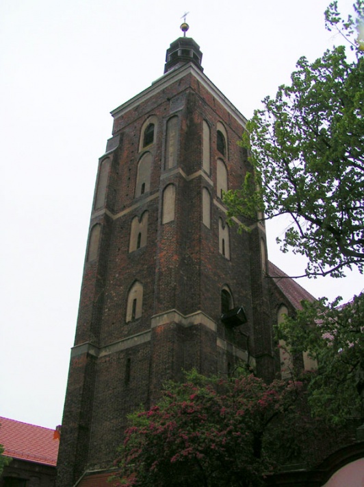 Namysłów, kościół św. Apostołów Piotra i Pawła - wieża kościelna