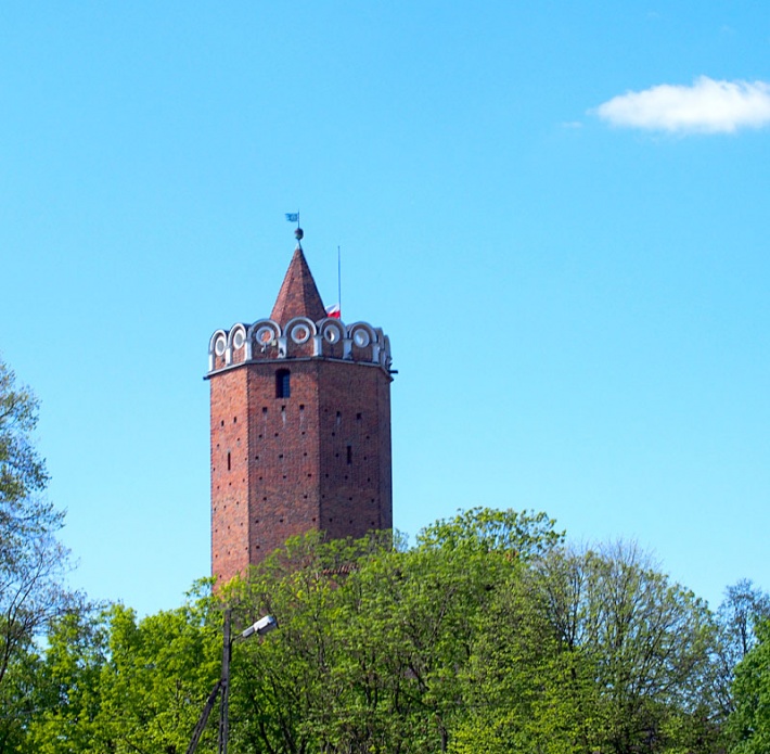 Łęczyca - wieża zamkowa z tarasem widokowym