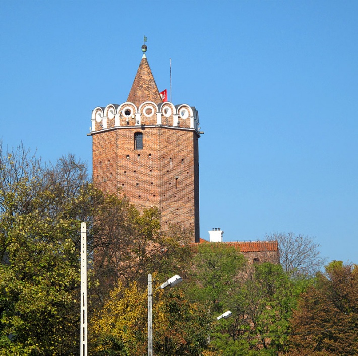 Łęczyca -zamkowa  wieża Szlachecka