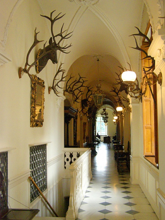 Muzeum Zamkowe w Pszczynie - korytarz zachodni