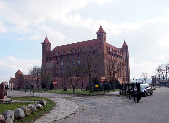 zamek krzyżacki w Gniewie - widok od północnego zachodu