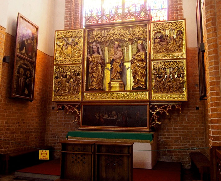 Katedra św. Mikołaja w Elblągu - ołtarz NMP z 1520 r.