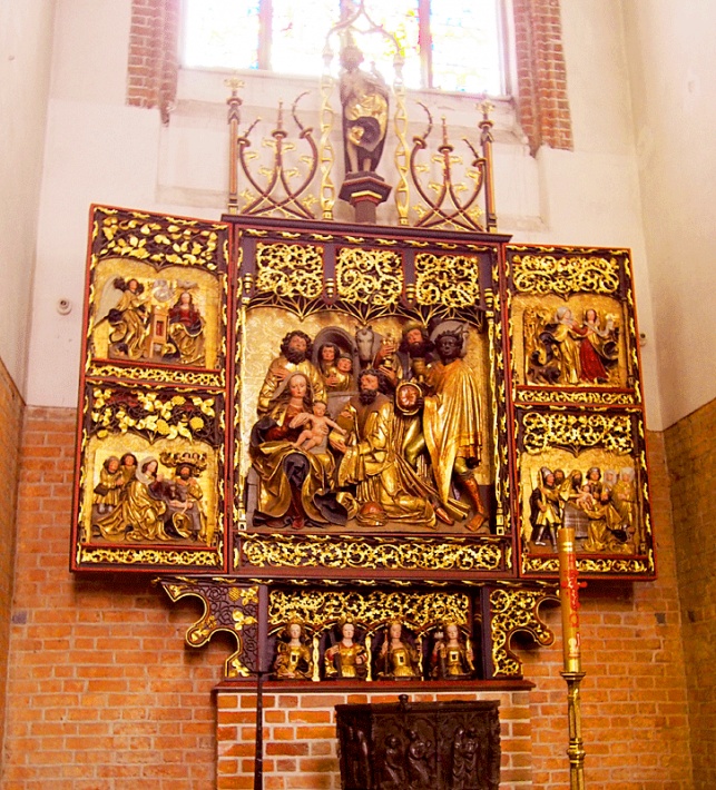 Katedra św. Mikołaja w Elblągu - ołtarz Trzech Króli z 1520 r.