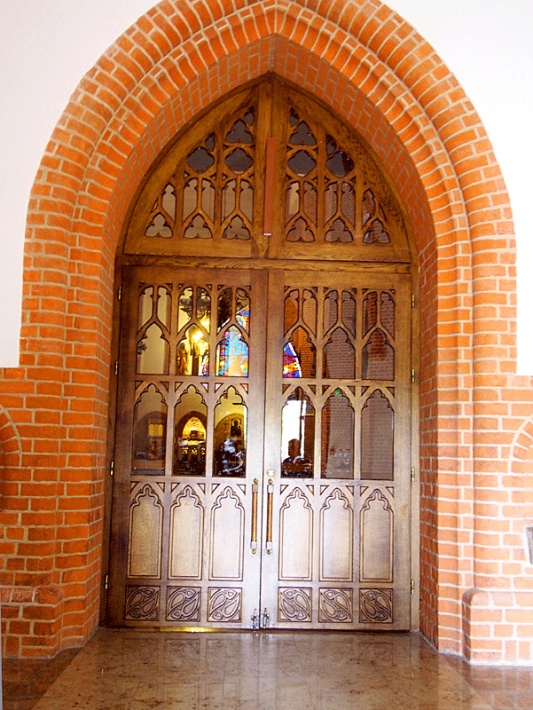 Katedra św. Mikołaja w Elblągu - portal wewnętrzny zachodniej kruchty
