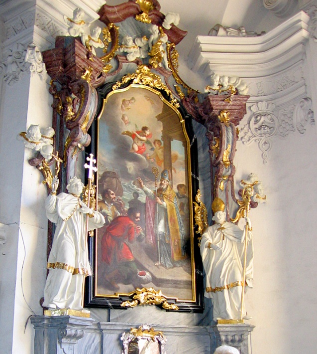 Bazylika Wniebowzięcia NMP - ołtarz św. Mikołaja