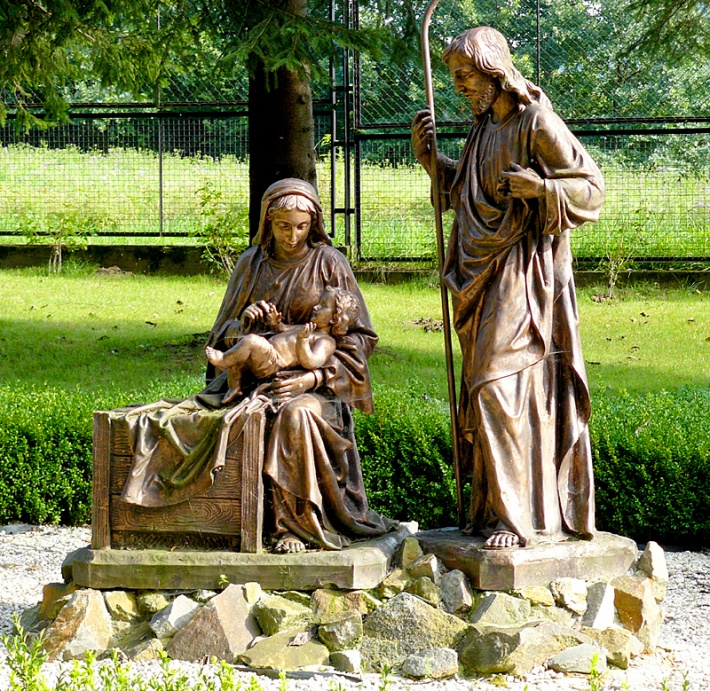 Ogród biblijny w Myczkowcach - Narodziny Chrystusa