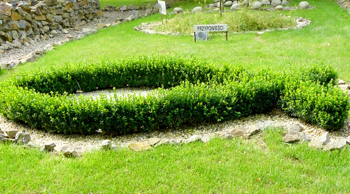 Ogród biblijny w Myczkowcach - symbol chrześcijan