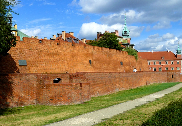 Warszawa - południowe mury obronne