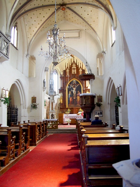 Kościół Św. Krzyża w Żaganiu - wnętrze